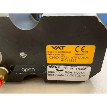 VAT 0340X-CA24-ATF1 Slit Valve Actuator